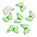 Enamel-Look And Printed Silver Gold Butterfly Alloy Charms in 20 Styles view 9