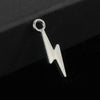 Silver-Tone Lightning Bolt