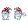 Red Hat Gnome Heart Stud