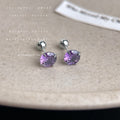 Silver Tone Screw Back Round Zircon Cartilage Studs view 6