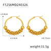 Beaded Hoops
