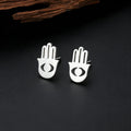 Silver Tone Stainless Steel Novelty Stud Earrings in Ten Designs view 2