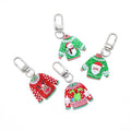 Glitter Acrylic Christmas Sweater Keychain 4 Characters view 5