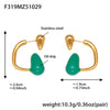 Gold Green Drop