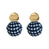Navy Star Fabric