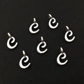 Metallic Alphabet Letter Metal Charms with 27 Listed Options view 9