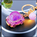 Jelly Cartoon Car Keychains with Fortune Loops and Loop Only Options view 4