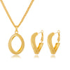 Gold Oval Twist