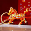 Gold Floral-Horse