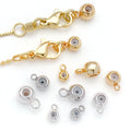 Silicone Stopper Beads With Optional Side Loops in Three Sizes view 2
