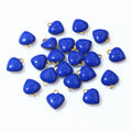 Colorful Enamel Mini Heart Charms in Nine Color Options view 8