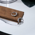Silver Mini Hoop Earrings Teardrop Coil Bar Ball Styles view 3