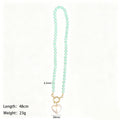 Colorful Round Bead Necklaces With Four Gold Tone Pendant Shapes view 8