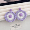 Purple Woven Sunbursts