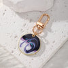Black Purple Round