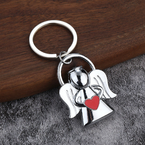 Angel Wing Metal Keychain Religious Church Gift Keychain Pendant