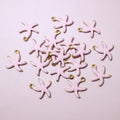 Tiny Colorful Starfish Charms with Gold Tone Loops in Ten Options view 12