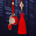 Mixed Crystal Cherry Apple Cabbage Mahjong and Fish Car Hangers view 3