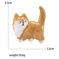 Enamel Corgi Puppy Brooch Cartoon Dog Animal Lapel Pin view 5