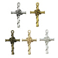 Gold-Tone Cross Metal Charms with 100 Listed Options view 7