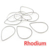 Rhodium 20 x 15 mm