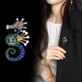 Horse Enamel Metal Brooch Pin for Jackets and Lapels view 3