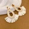 Ivory Fringe Oval