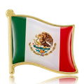 Gold-Tone Mexico Flag Enamel Lapel Pin Decorative Lapel Pin view 1