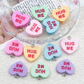 Resin Multicolor Heart and Alphabet Letter Glossy Charms with 14 Listed Options view 2