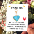 Pocket Hug Enamel Heart and Tulip Clip Charm on Message Card view 6