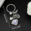 Thirty-Two-Style Heart Rose Butterfly and Valentine Keychain Collection view 11