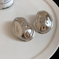 Organic Irregular Metal Plaque Necklace Stud Pieces view 9