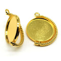 Double Sided Rotating Round Pendant Trays in Five Finishes view 4
