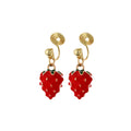 Red Strawberry Six Closure Dangle Earring Collection view 10