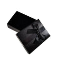 Rectangular Ribbon Bow Jewelry Gift Boxes Red And Black view 6