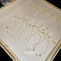 Gold Adjustable Crystal Cat Eye Cross Flower Bracelets view 4