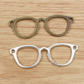 Eyeglasses Frame Charms in Antique Bronze and Silver Finishes view 2