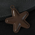 Enamel Star Charm Pendant with Stitched Edge Seven Colors view 10