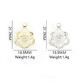 Crystal-Accented And Pearl-Look Gold Silver Pearl Pearl-look Jewelry Pendants in 2 Styles view 2