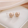 Beige Pearl Studs
