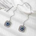 Silver Tone Blue Evil Eye Rearview Mirror Hanging Ornaments in Ten Designs view 11