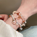 Multicolor Beach Cord Bracelets Starfish Shell Stone Accents view 4