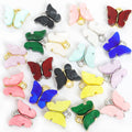 Polished Gold Silver Butterfly Acrylic And Alloy Charms in 20 Styles view 4
