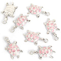 Patterned Enamel Turtle Jewelry Components For DIY Earrings And Bracelets Charms view 11