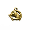 18x16mm Horse Head Alloy Charm Pendant