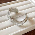 Seventeen Mixed Gold Or Silver Wave Openwork And Wide Cuff Bracelets view 11