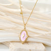 Pink Lightning Oval