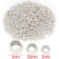 Smooth Metal Open Crimp Covers in Three Sizes and Finishes view 6