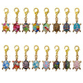 Printed Turtle Keychain Gold Lobster Clasp Sixteen Designs view 5