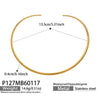 Gold Round Collar